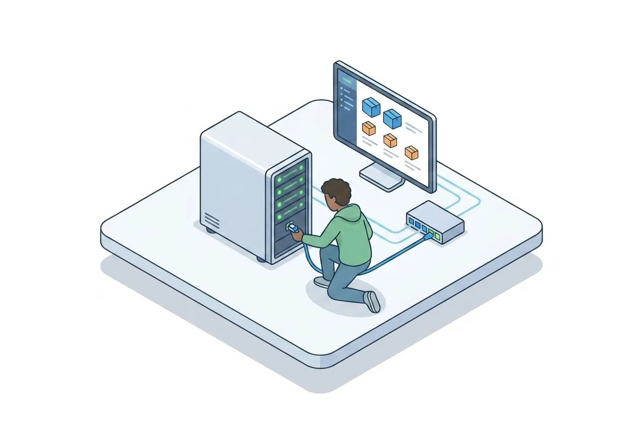 Homelab Server Bau (Proxmox & Docker)